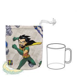 Fantasia Teen Titans su beige